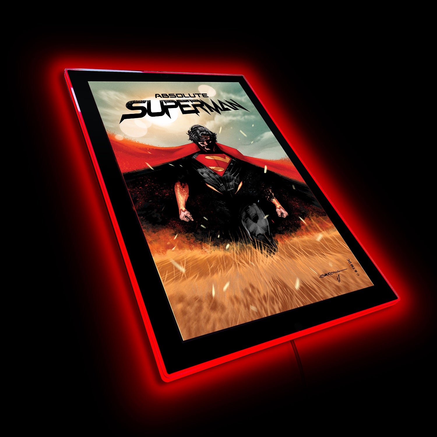 Absolute Superman LED Poster Large Wall Light-3