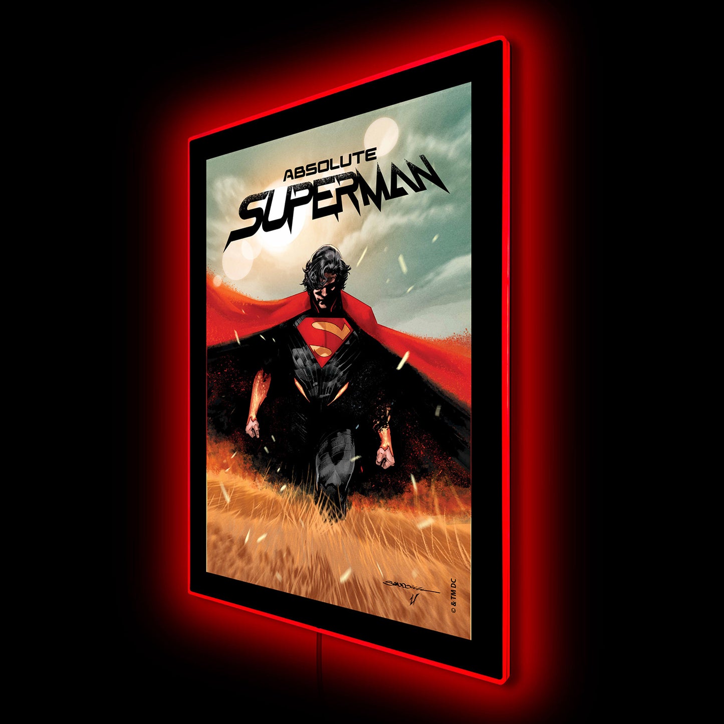 Absolute Superman LED Poster Large Wall Light-4