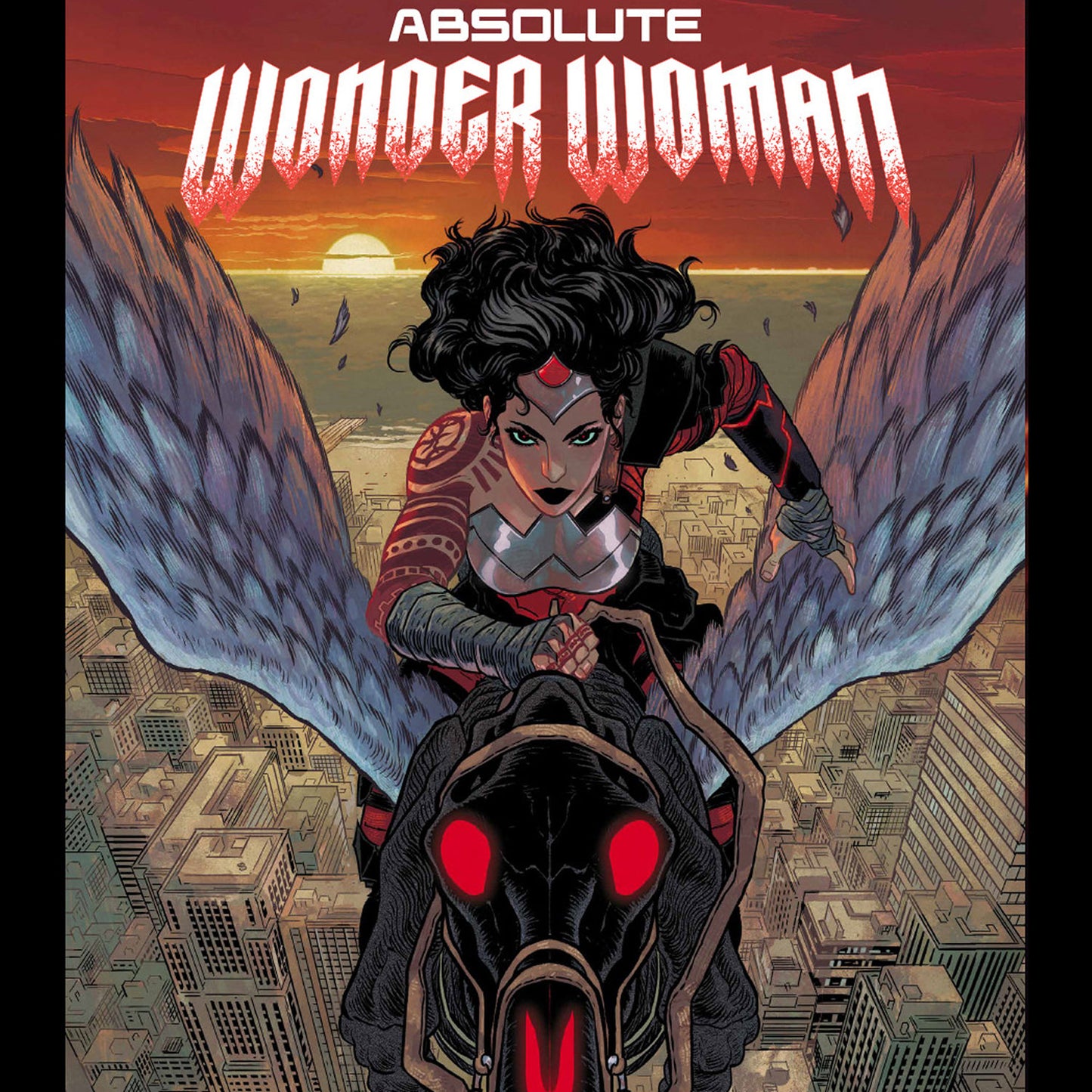 Absolute Wonder Woman Large LED Poster Wall Light-5