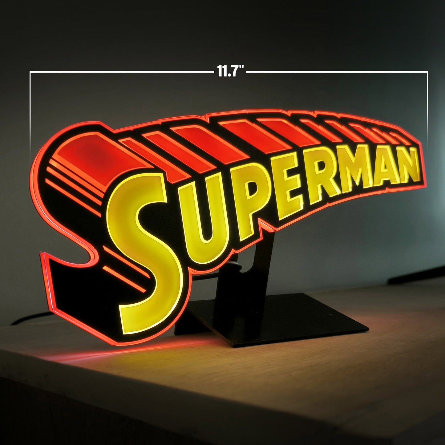 Superman Vintage  LED Brandlite Logo Light-5