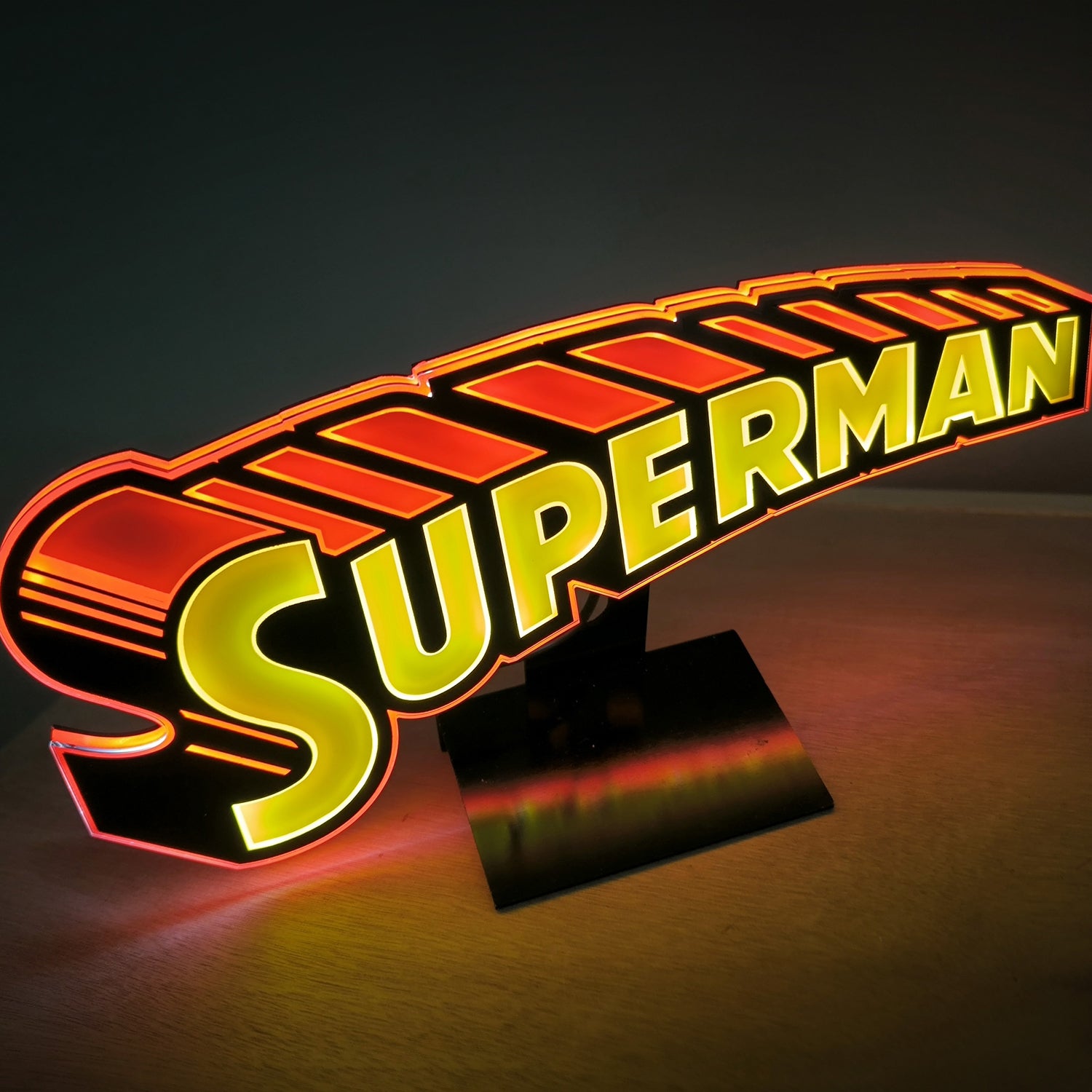 Superman Vintage  LED Brandlite Logo Light