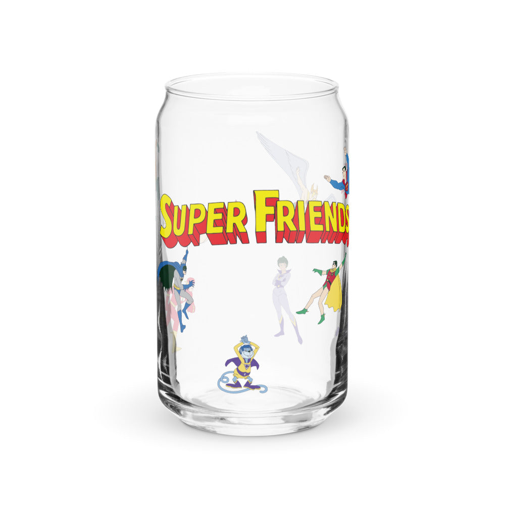 SUPER FRIENDS 16 oz. Can-Shaped Glass