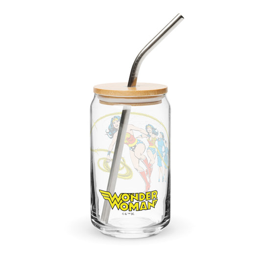 WONDER WOMAN Costume Transformation Can-Shaped Glass
