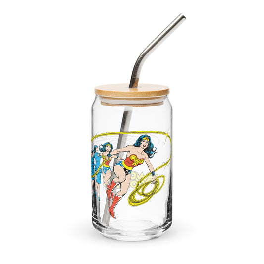 WONDER WOMAN Costume Transformation Can-Shaped Glass