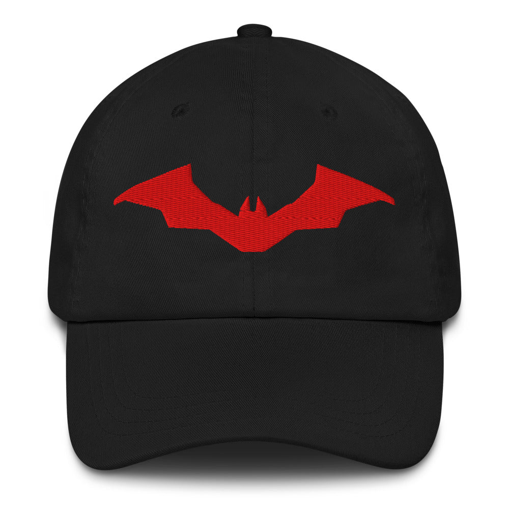 THE BATMAN Bat Logo Embroidered Dad Hat