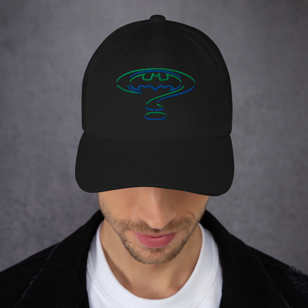 BATMAN FOREVER Logo Embroidered Dad Hat