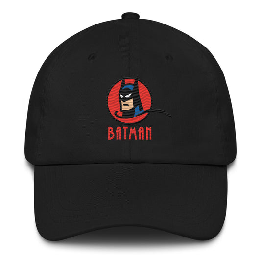 Batman: the animated series batman embroidered dad hat - black