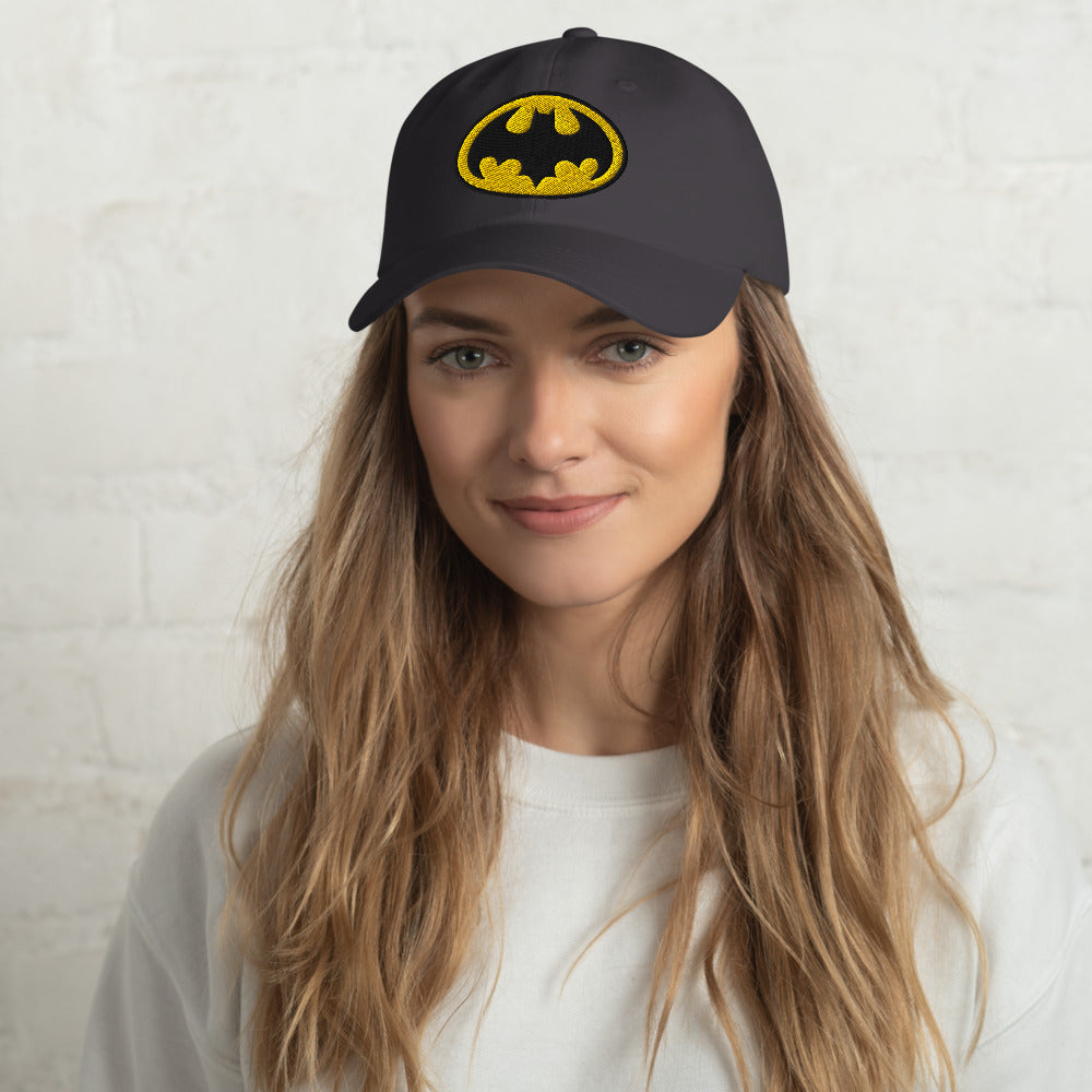 BATMAN (1989) Batman Logo Embroidered Dad Hat