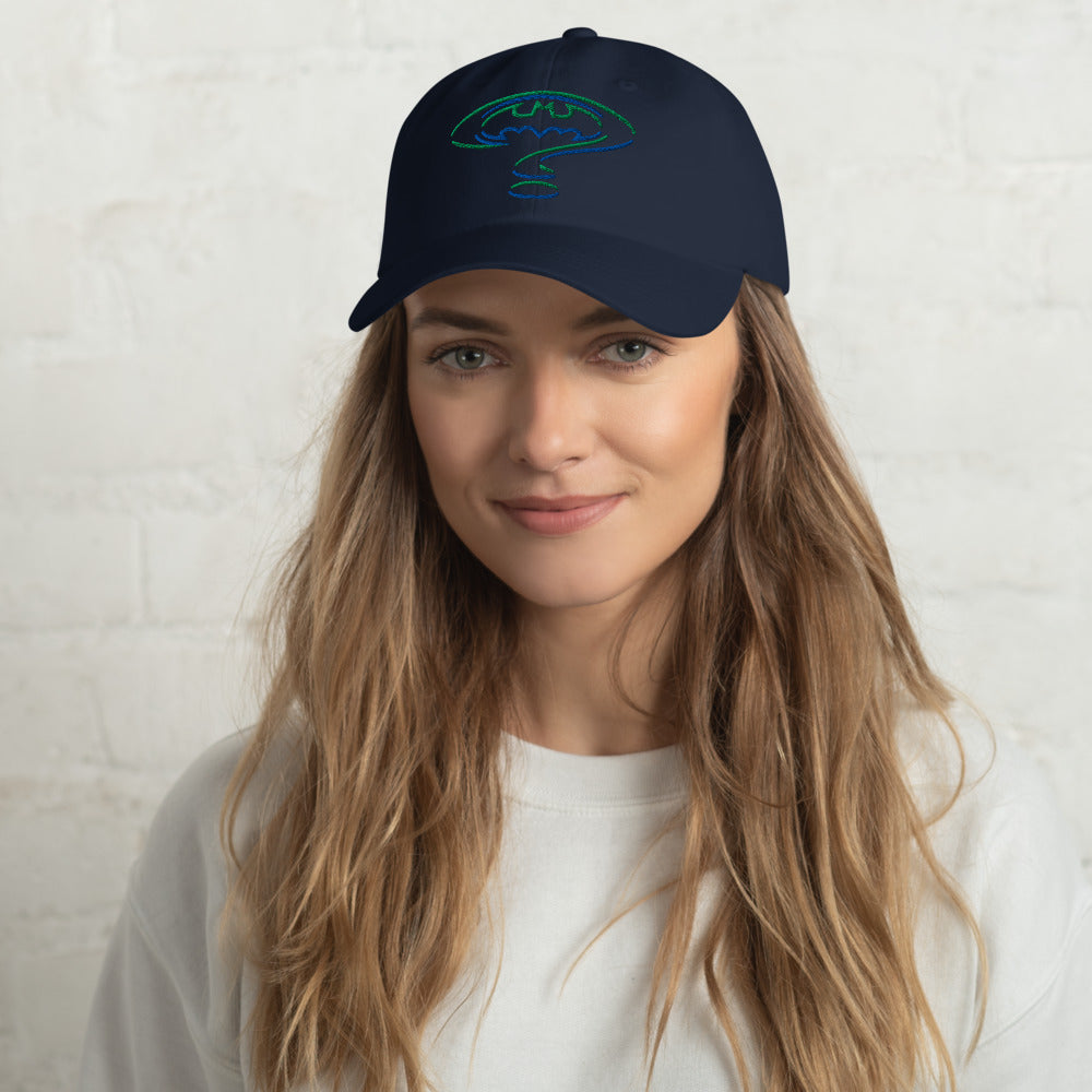 BATMAN FOREVER Logo Embroidered Dad Hat