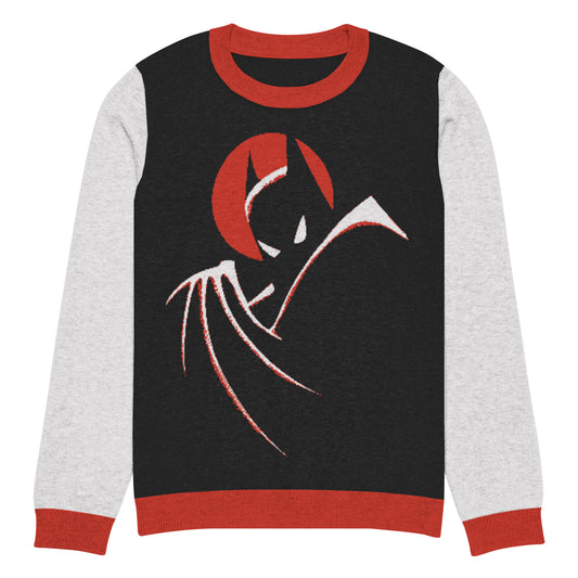 BATMAN: THE ANIMATED SERIES Classic Fit Knitted Crew Neck Sweater