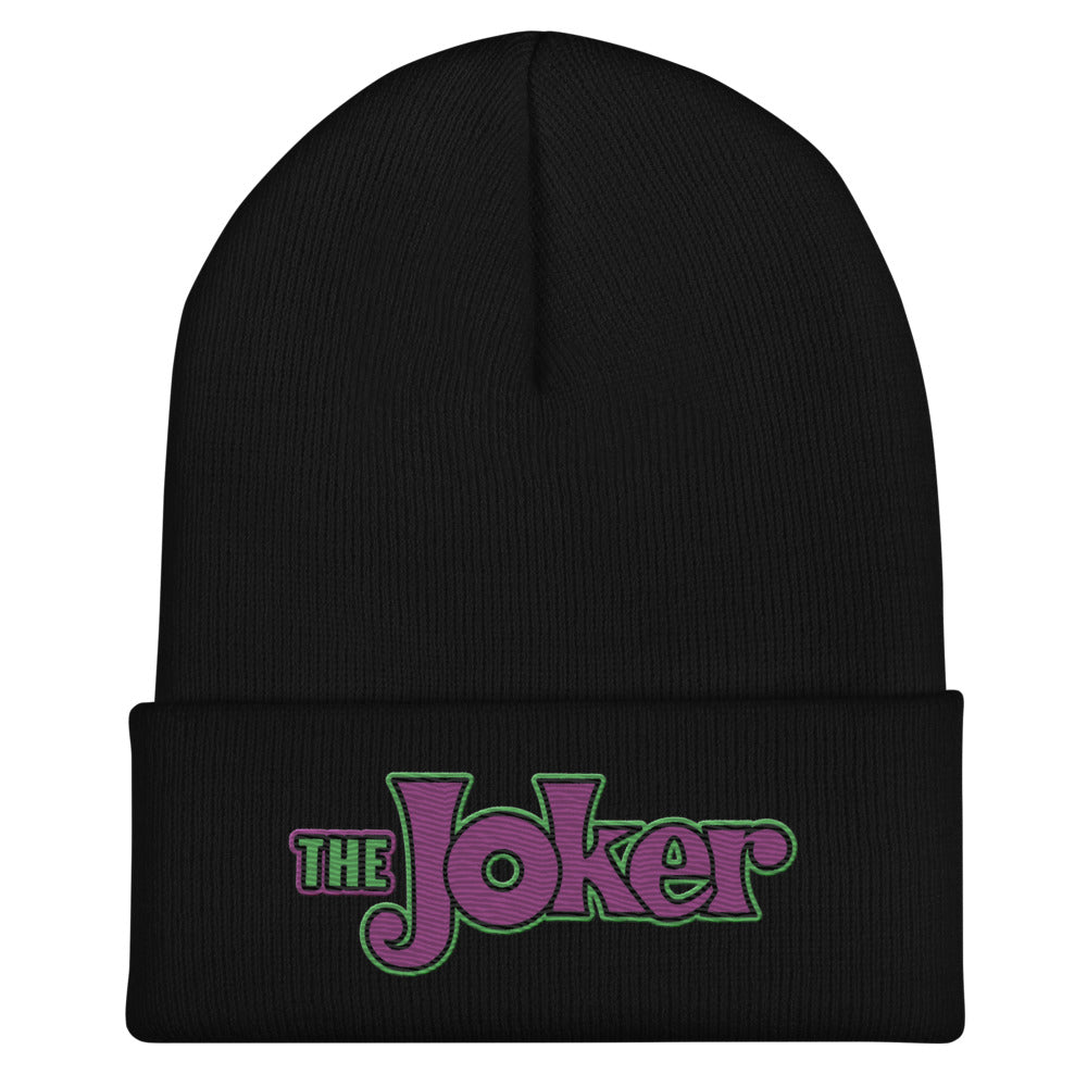 THE JOKER Cuffed Beanie Black
