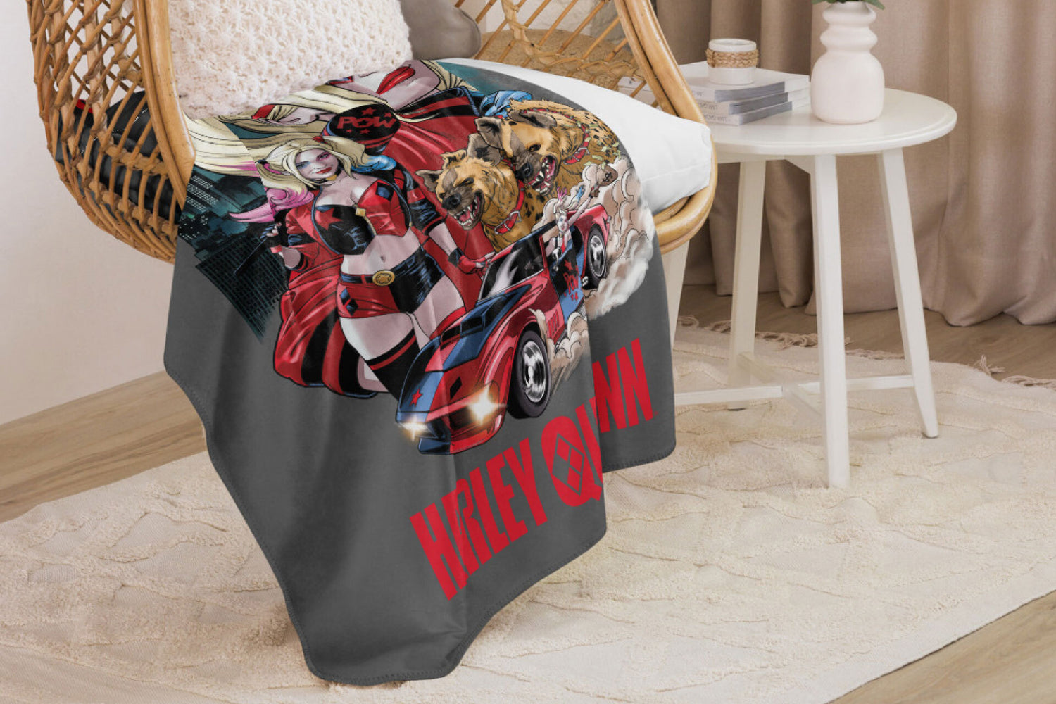 Harley Quinn Sherpa Blanket - Shop Now!