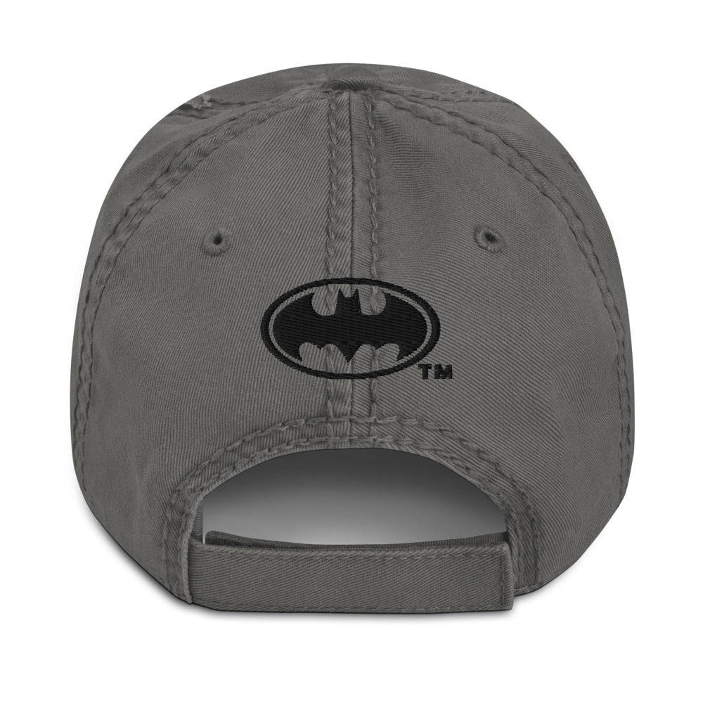 DEATHSTROKE Logo Distressed Dad Hat Embroidered