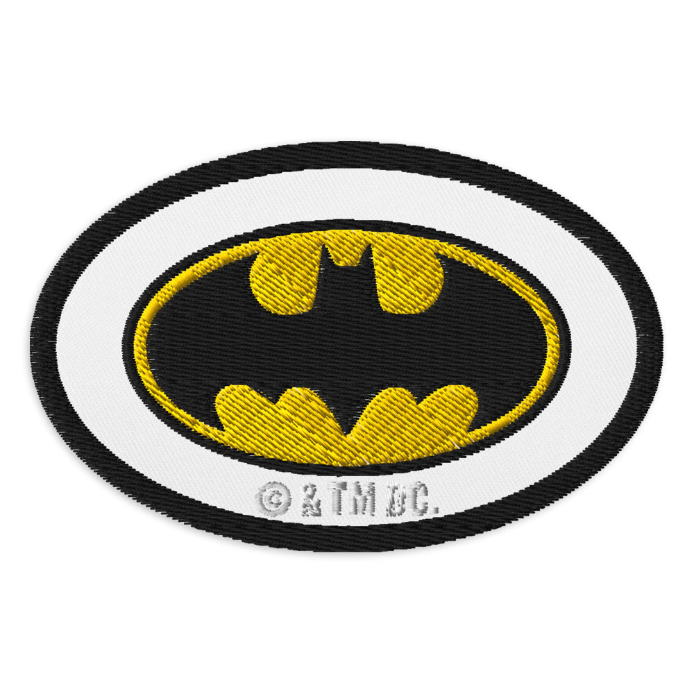 BATMAN Logo Embroidered Patch