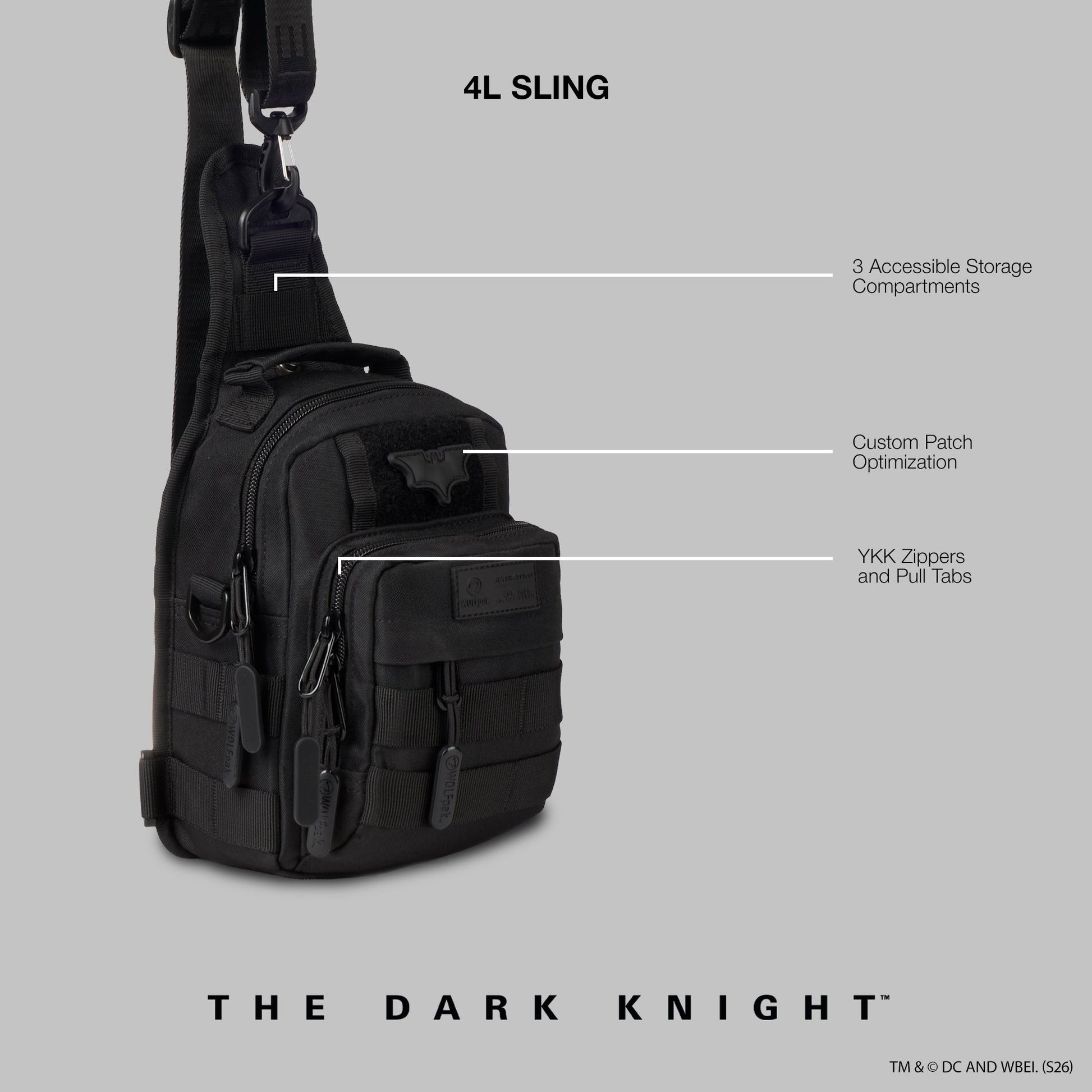 4L Mini Tactical Sling Bag The Dark Knight-2