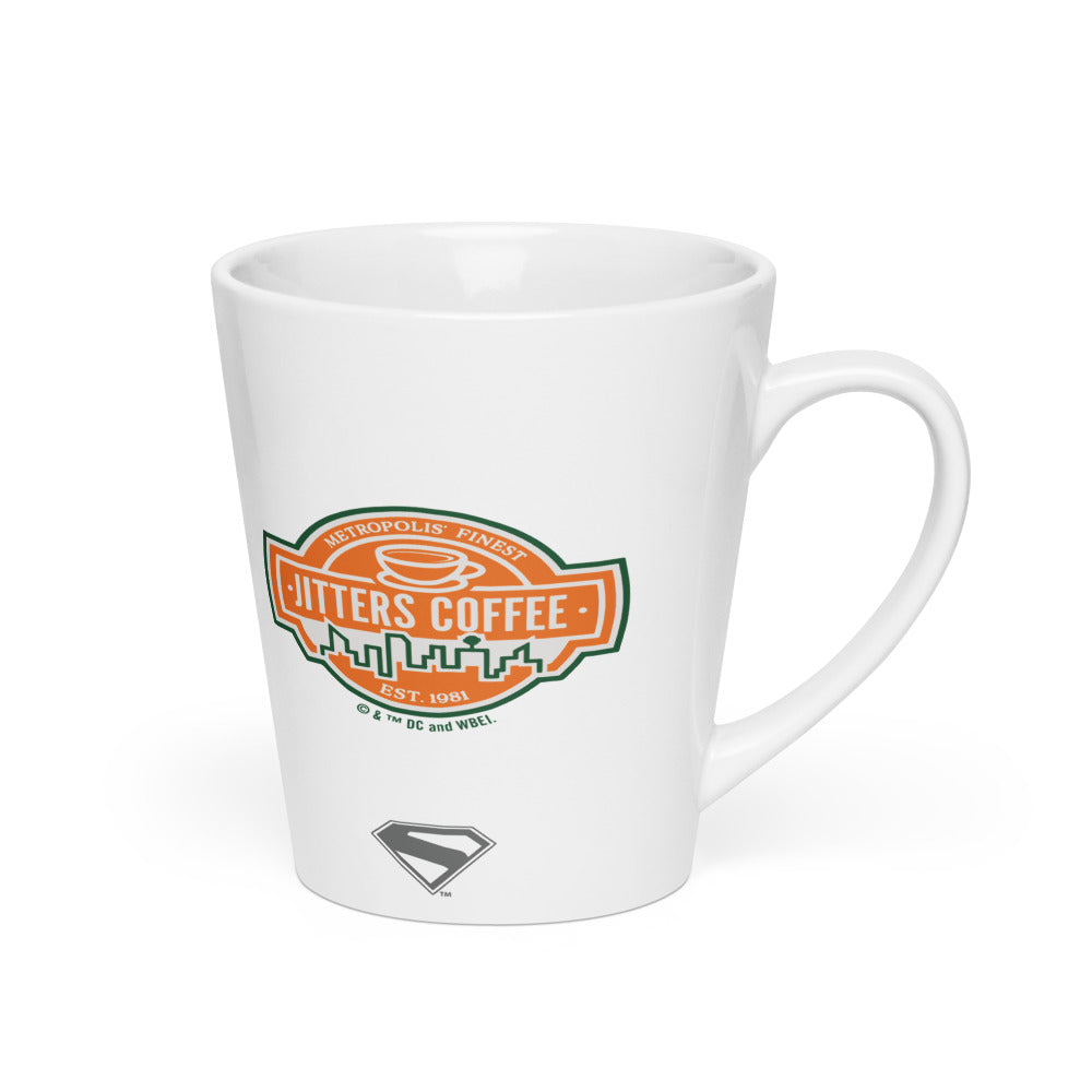 SUPERMAN Movie Jitters Latte Mug 12 oz