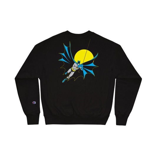 Champion® BATMAN Swinging into Action Embroidered Sweatshirt Black