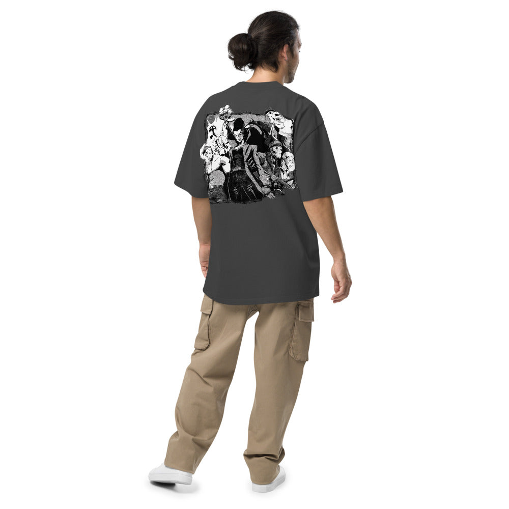 CREATURE COMMANDOS Monster Oversized Faded T-shirt