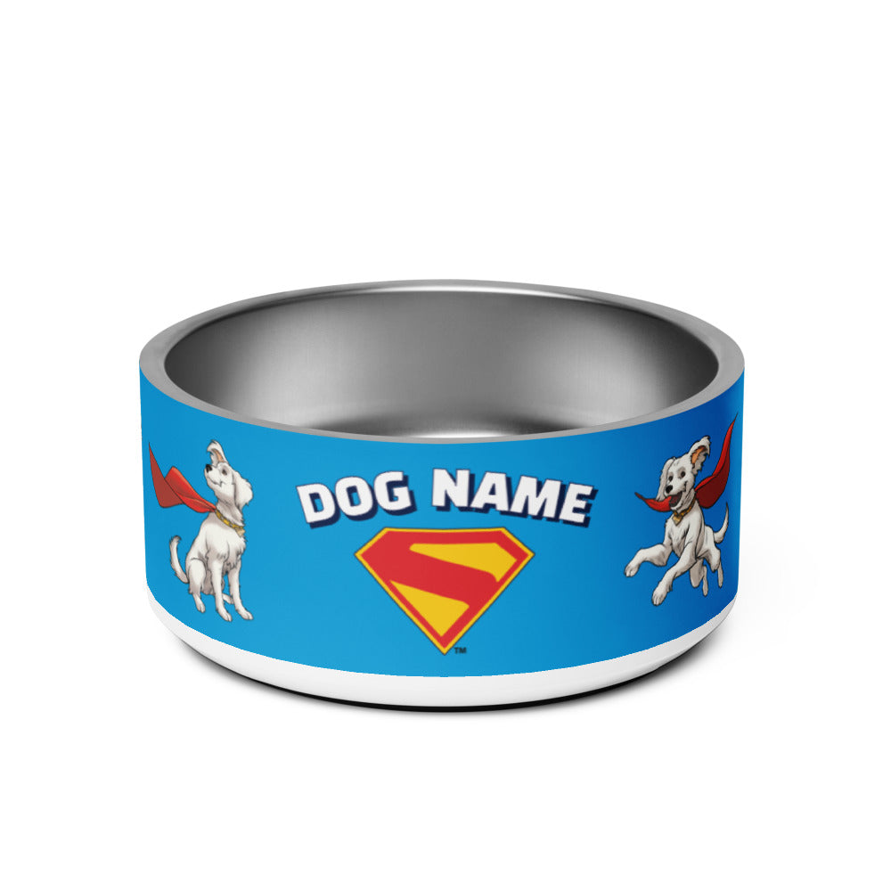 SUPERMAN (2025 Movie) Krypto Personalized Pet Bowl