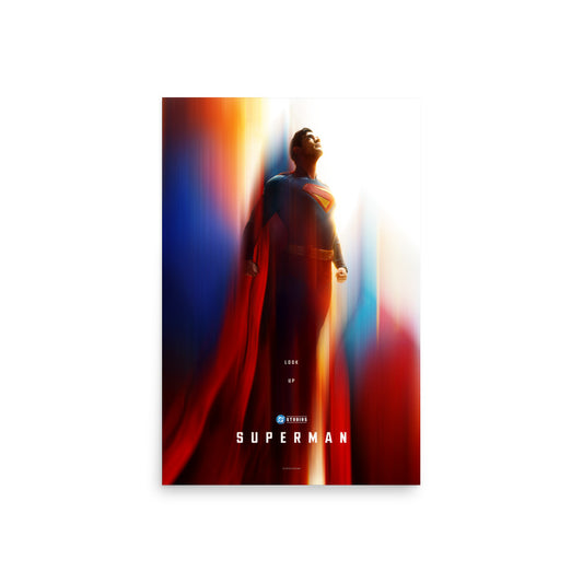 SUPERMAN (2025 Movie) "Look Up" Premium Poster