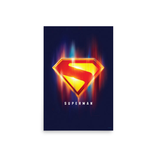 SUPERMAN (2025 Movie) Theatrical Logo Premium Poster