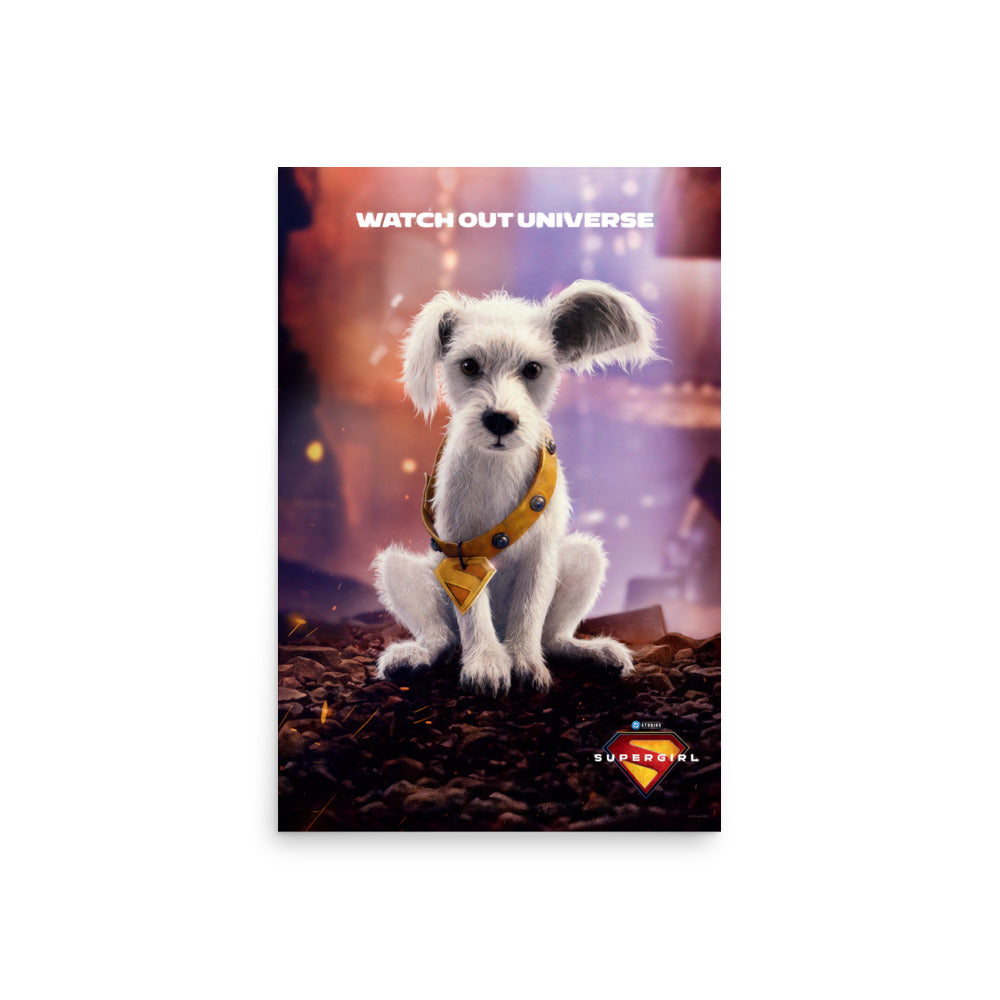 SUPERGIRL (2026) Puppy Krypto Premium Poster