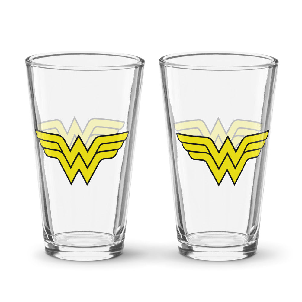 WONDER WOMAN Logo Pint Glass