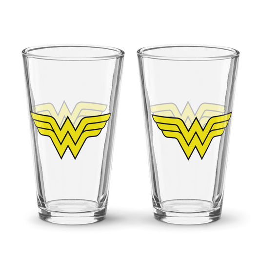 WONDER WOMAN Logo Pint Glass