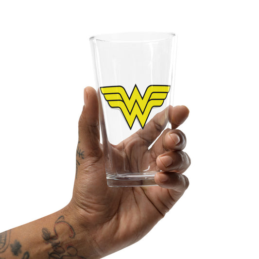 WONDER WOMAN Logo Pint Glass