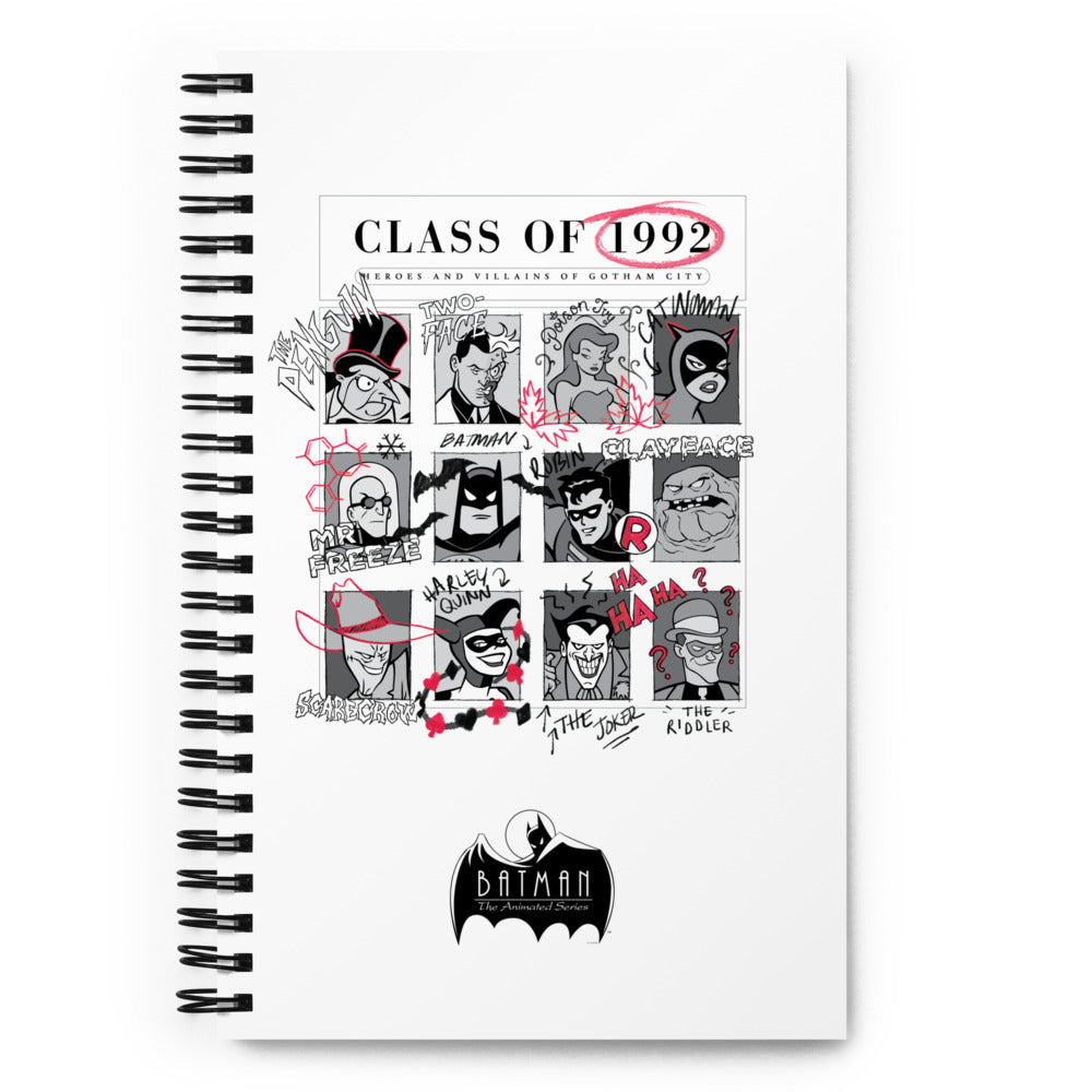 BATMAN: THE ANIMATED SERIES Class of 1992 Spiral Notebook