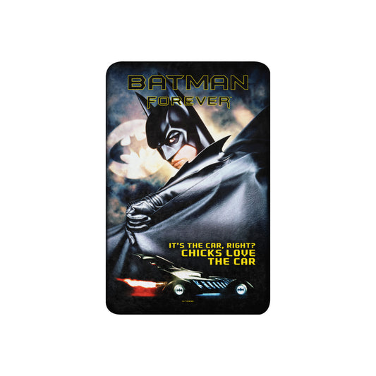 BATMAN FOREVER The Car Sherpa Blanket 37 in x 57 in