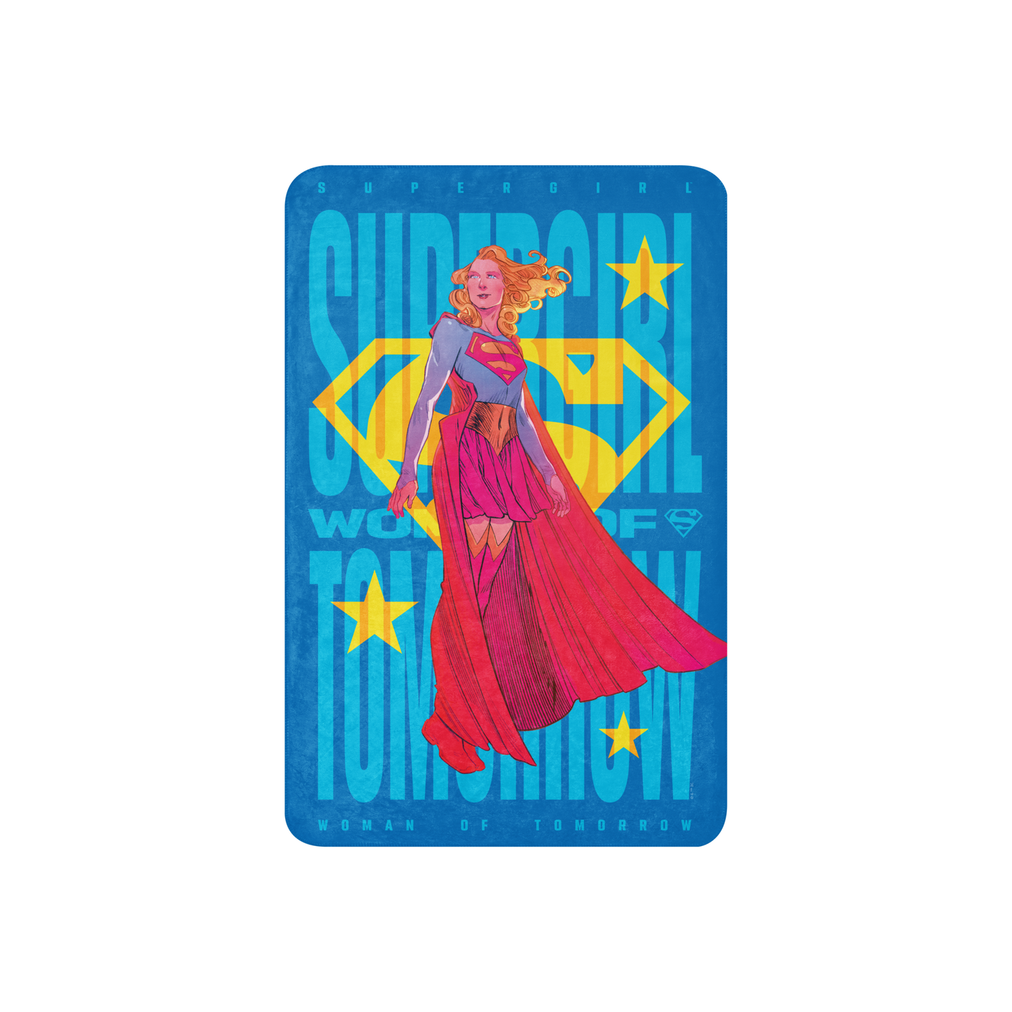 SUPERGIRL Woman of Tomorrow Sherpa Blanket
