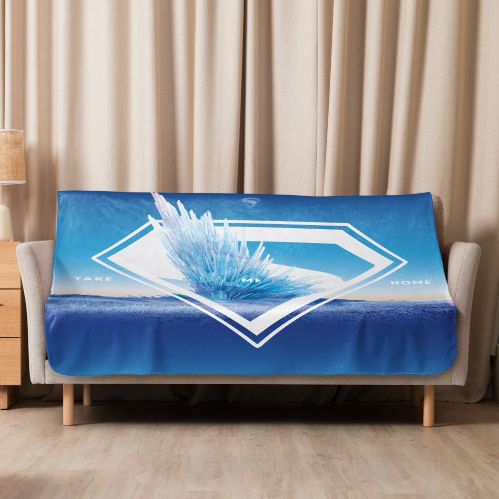 SUPERMAN (2025 Movie) Fortress of Solitude Sherpa Blanket