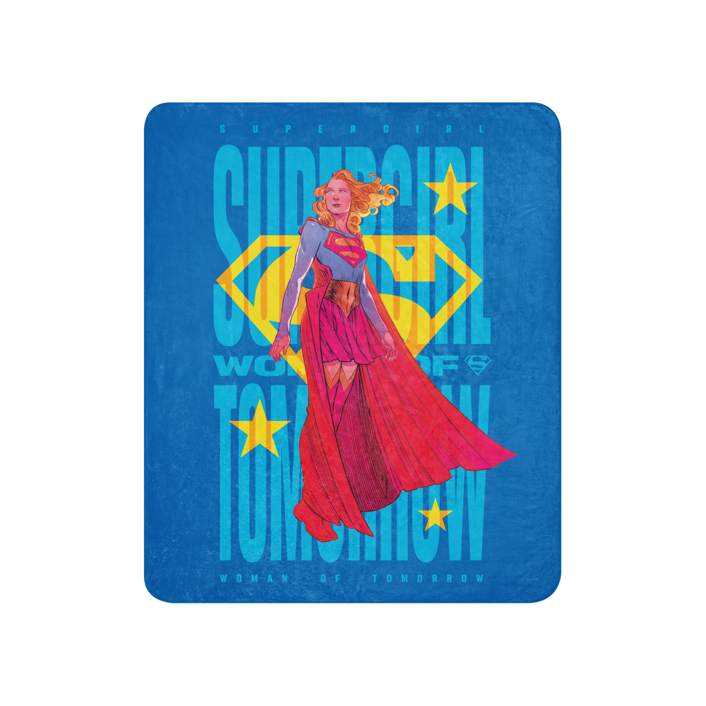 SUPERGIRL Woman of Tomorrow Sherpa Blanket