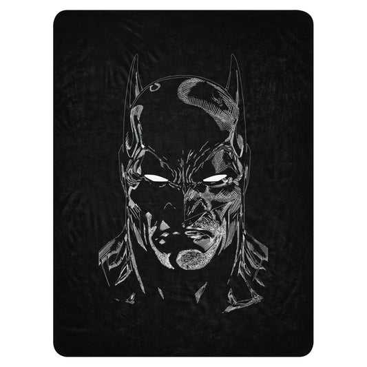 BATMAN Monochrome Knight Sherpa Blanket