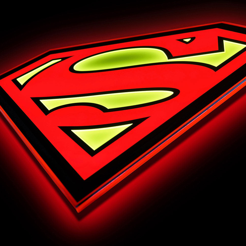 Superman LED Logo Brandlite Wall Light - Large-7