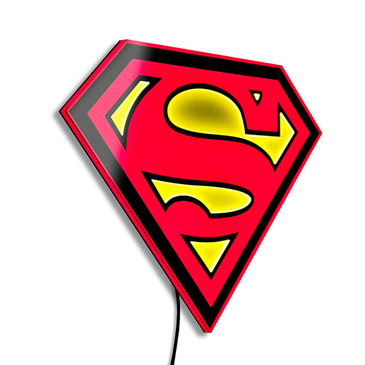 Superman LED Logo Brandlite Wall Light - Regular-12