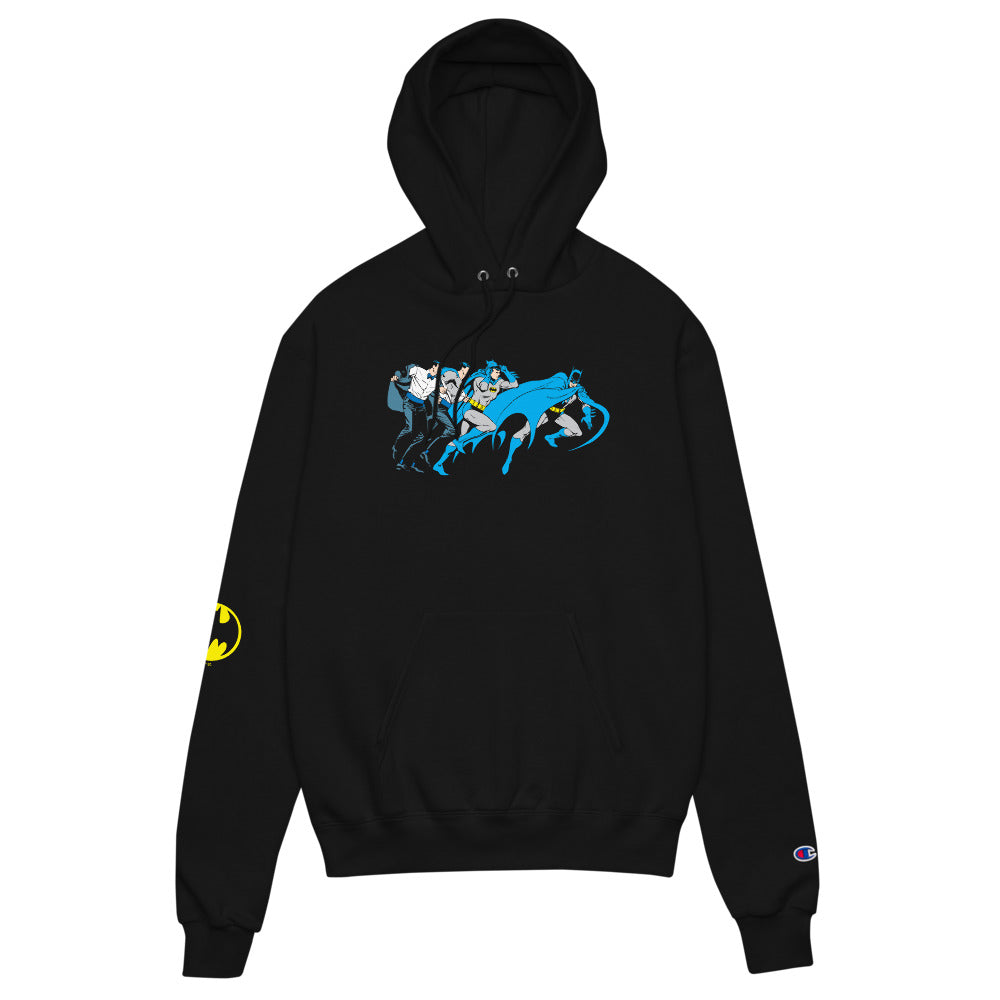 Champion® BATMAN Costume Change Hoodie Black