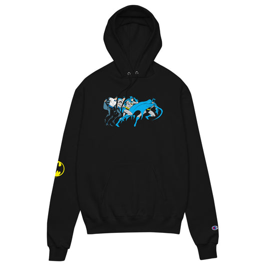 Champion® BATMAN Costume Change Hoodie Black