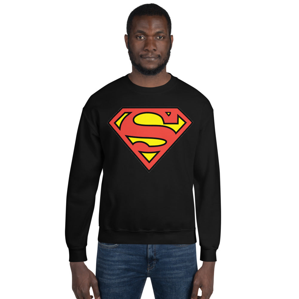 SUPERMAN Logo Crewneck Sweatshirt