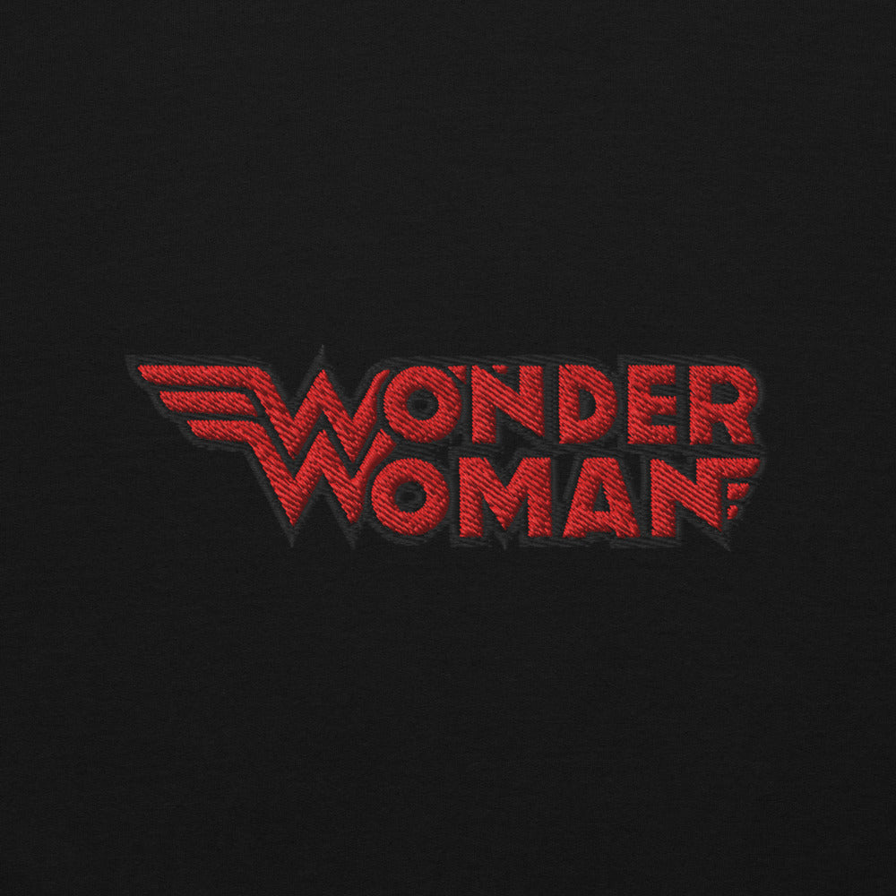 WONDER WOMAN She's Back Embroidered Sweatshirt