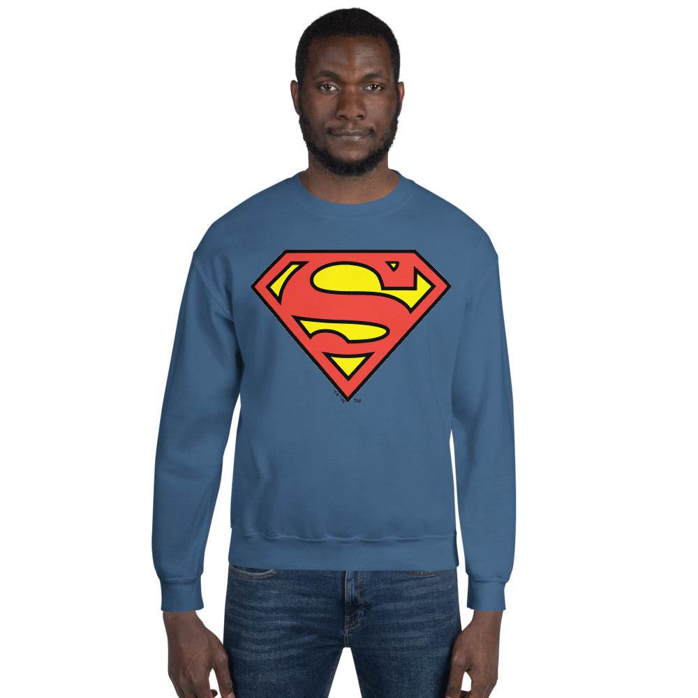 SUPERMAN Logo Crewneck Sweatshirt