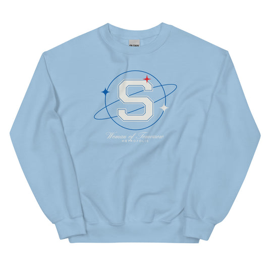 Supergirl woman of tomorrow crewneck sweatshirt - light blue