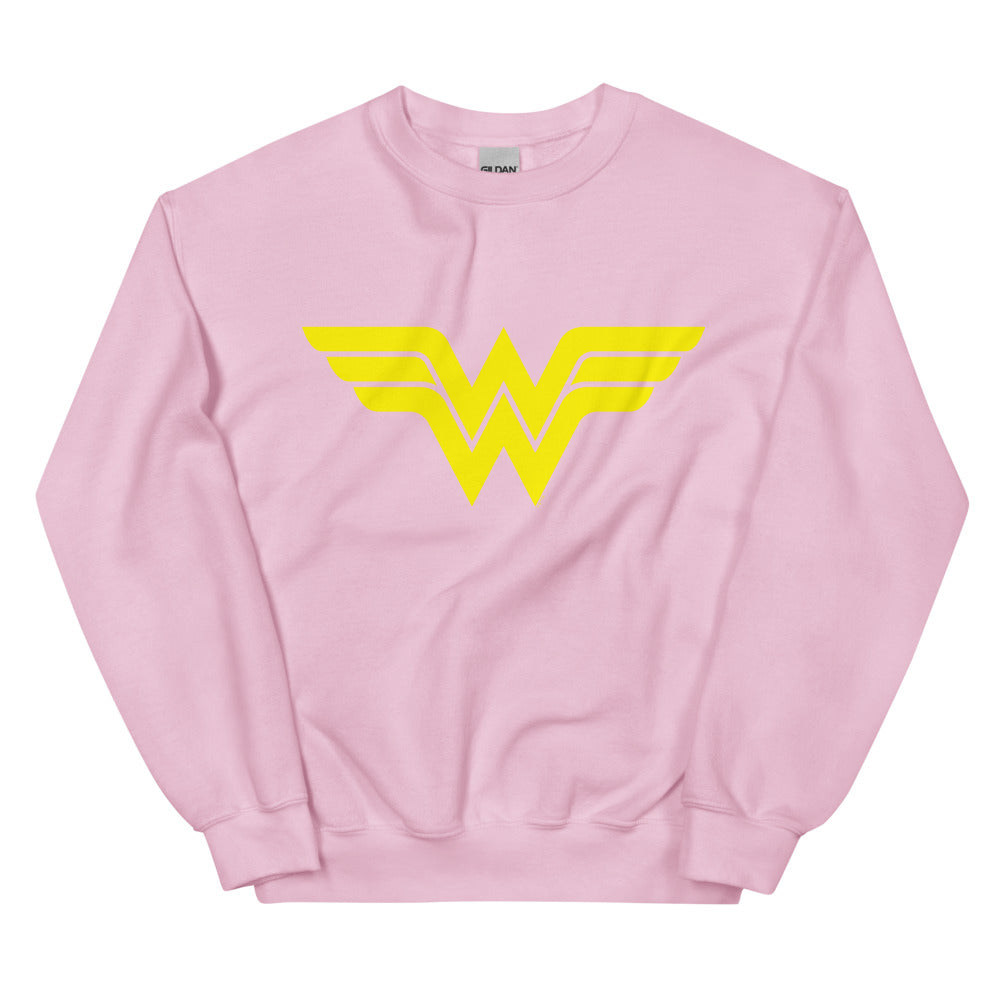 WONDER WOMAN Logo Crewneck Sweatshirt