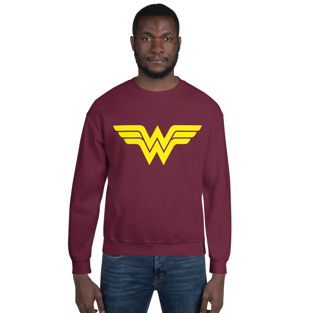 WONDER WOMAN Logo Crewneck Sweatshirt