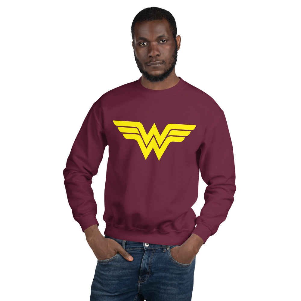 WONDER WOMAN Logo Crewneck Sweatshirt