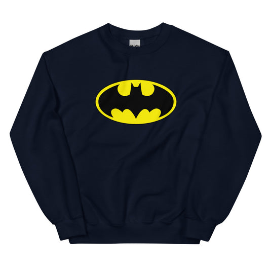 Batman logo crewneck sweatshirt - navy