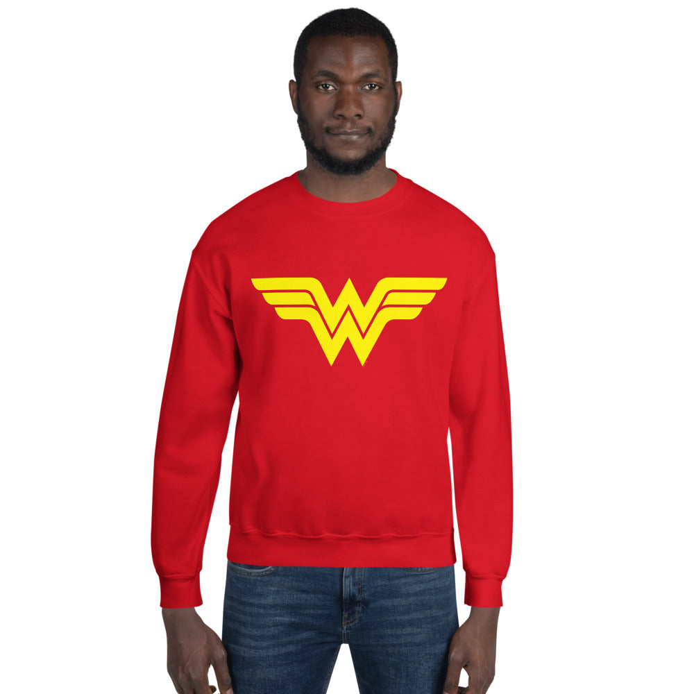 WONDER WOMAN Logo Crewneck Sweatshirt