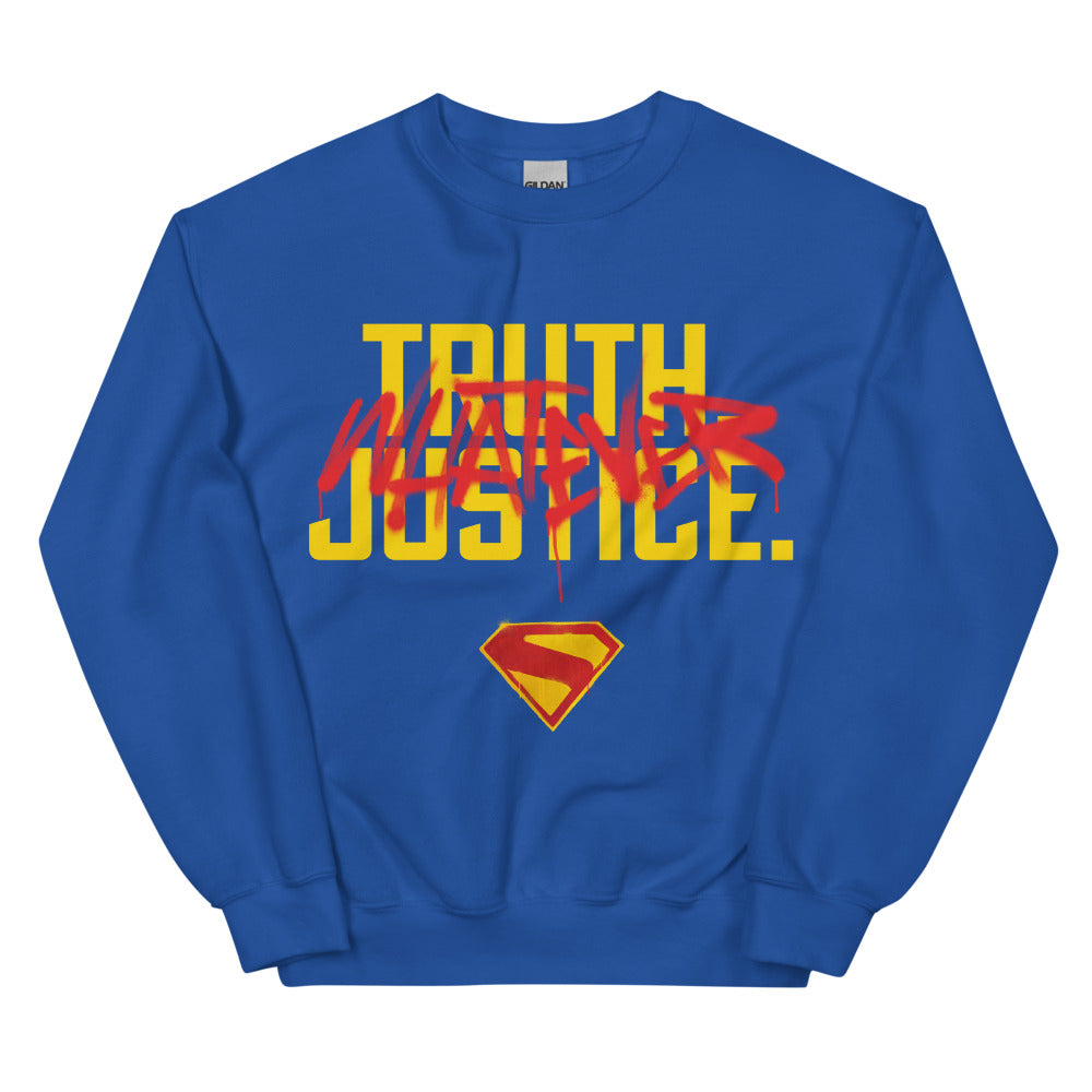 SUPERGIRL (2026 Movie) Truth Justice Whatever Crewneck Sweatshirt