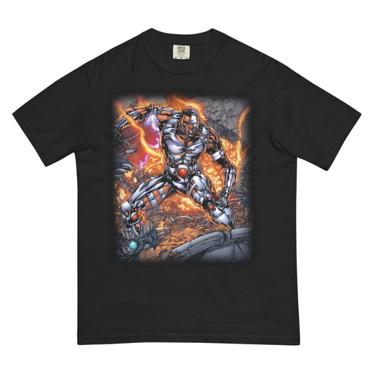 CYBORG Man to Machine Comfort Colors T-Shirt Black